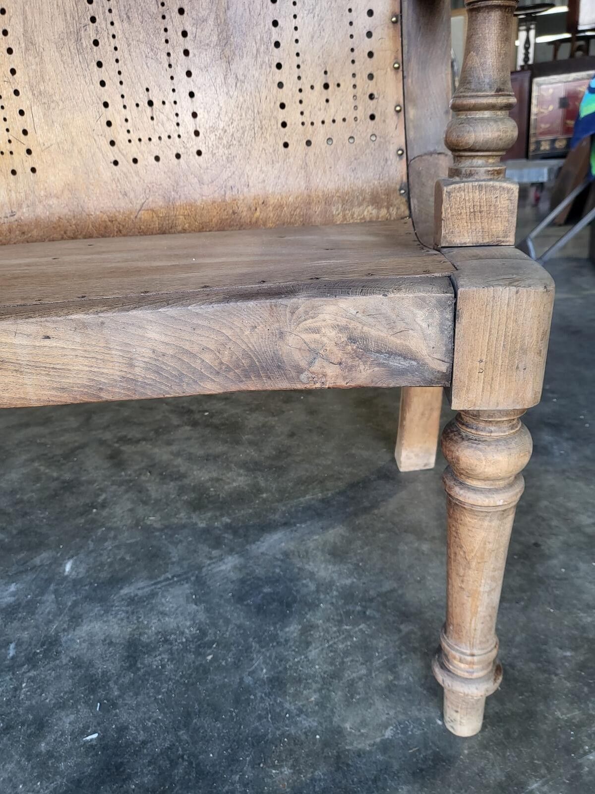 photo buy Antique Arts And Crafts Bentwood Church Pub Bench Seat