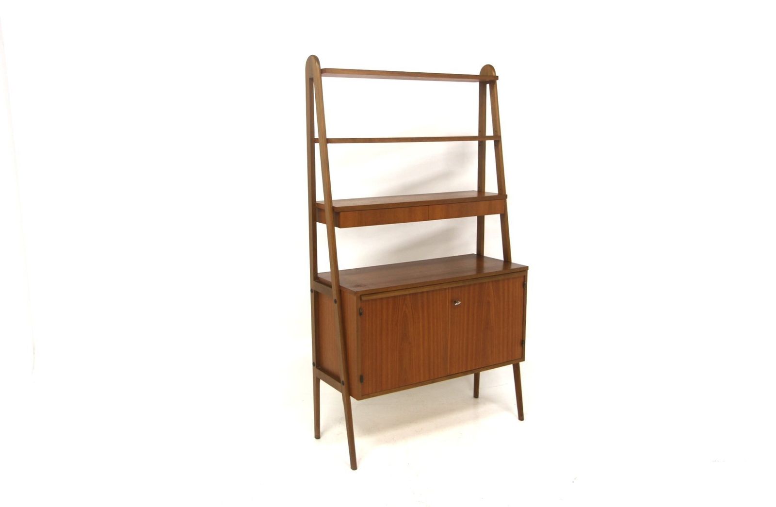 Secrétaire scandinave en teck, Suède, années 1960 photo furniture