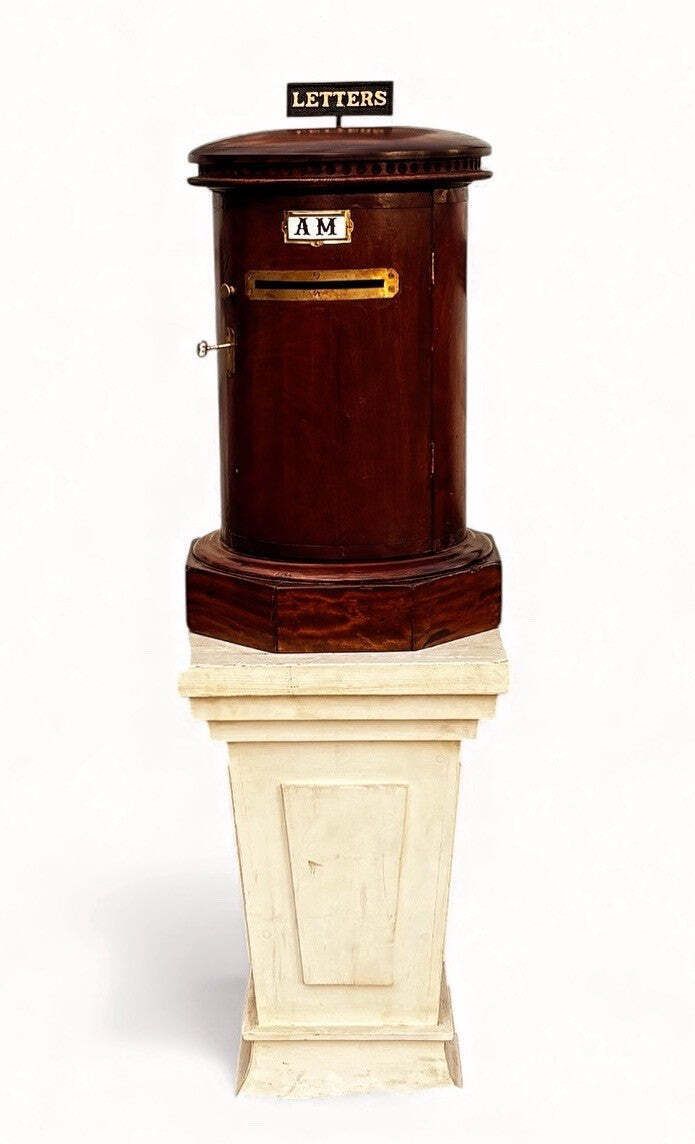 Country House / Hotel Guest Letter Box, Large In Size. Brass Decoration photo furniture