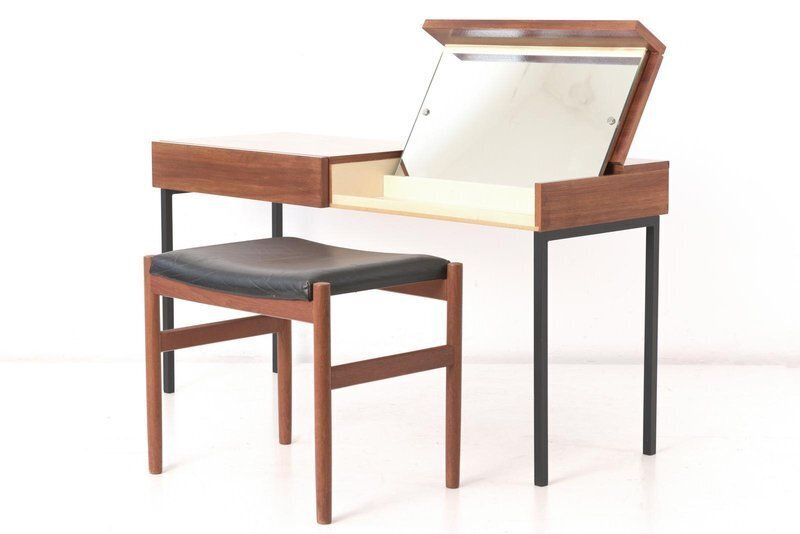 Make Up Dresser In Walnut From Wk Möbel, Germany, 1960 photo Furniture