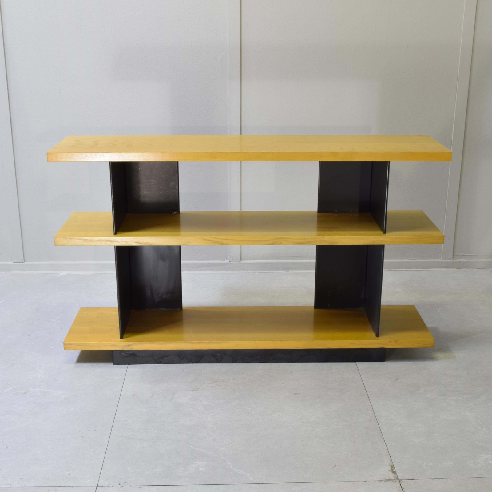 Mid Century Modern Maple And Metal Console Table By Charlotte Perriand photo 3274.0