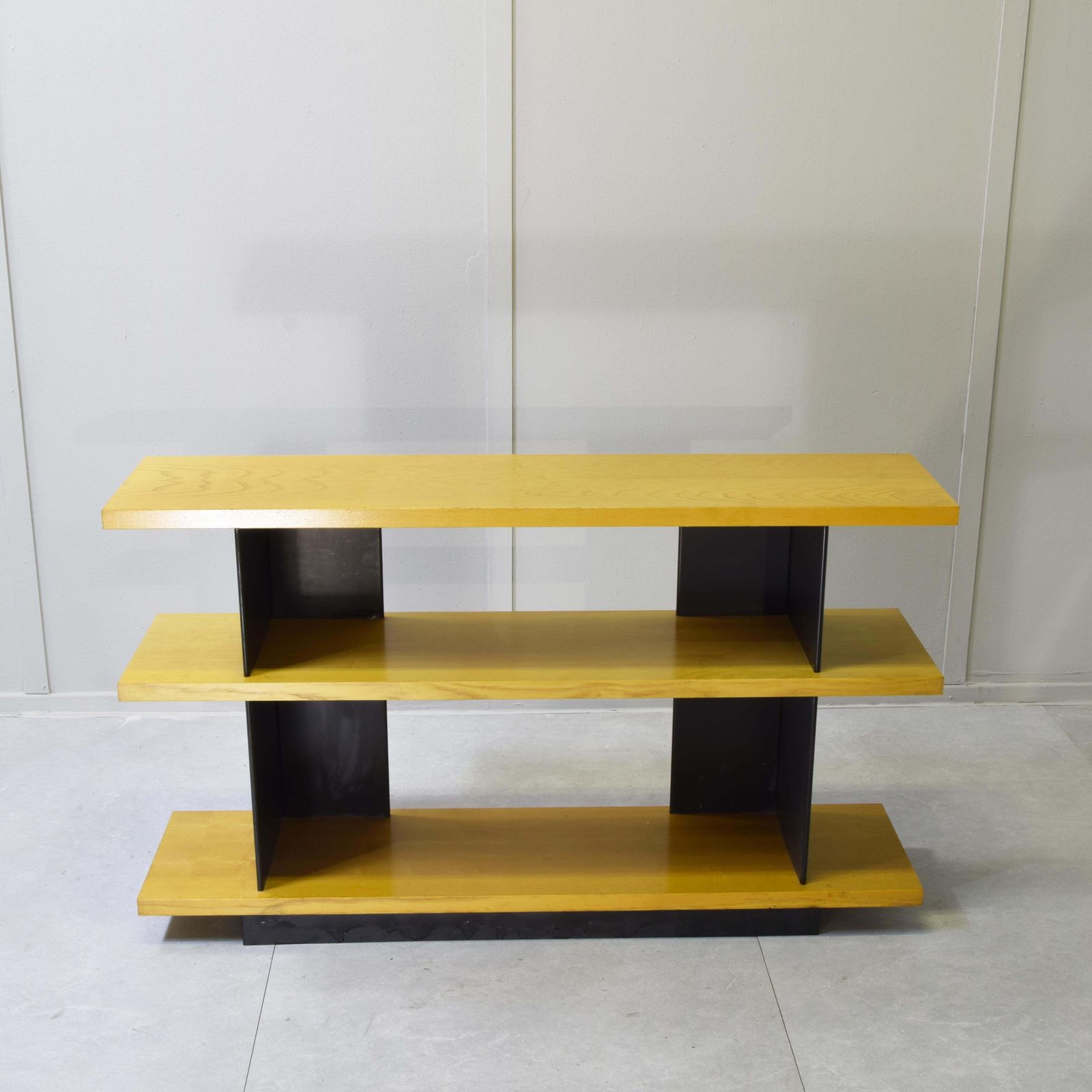 Mid Century Modern Maple And Metal Console Table By Charlotte Perriand photo vinterior
