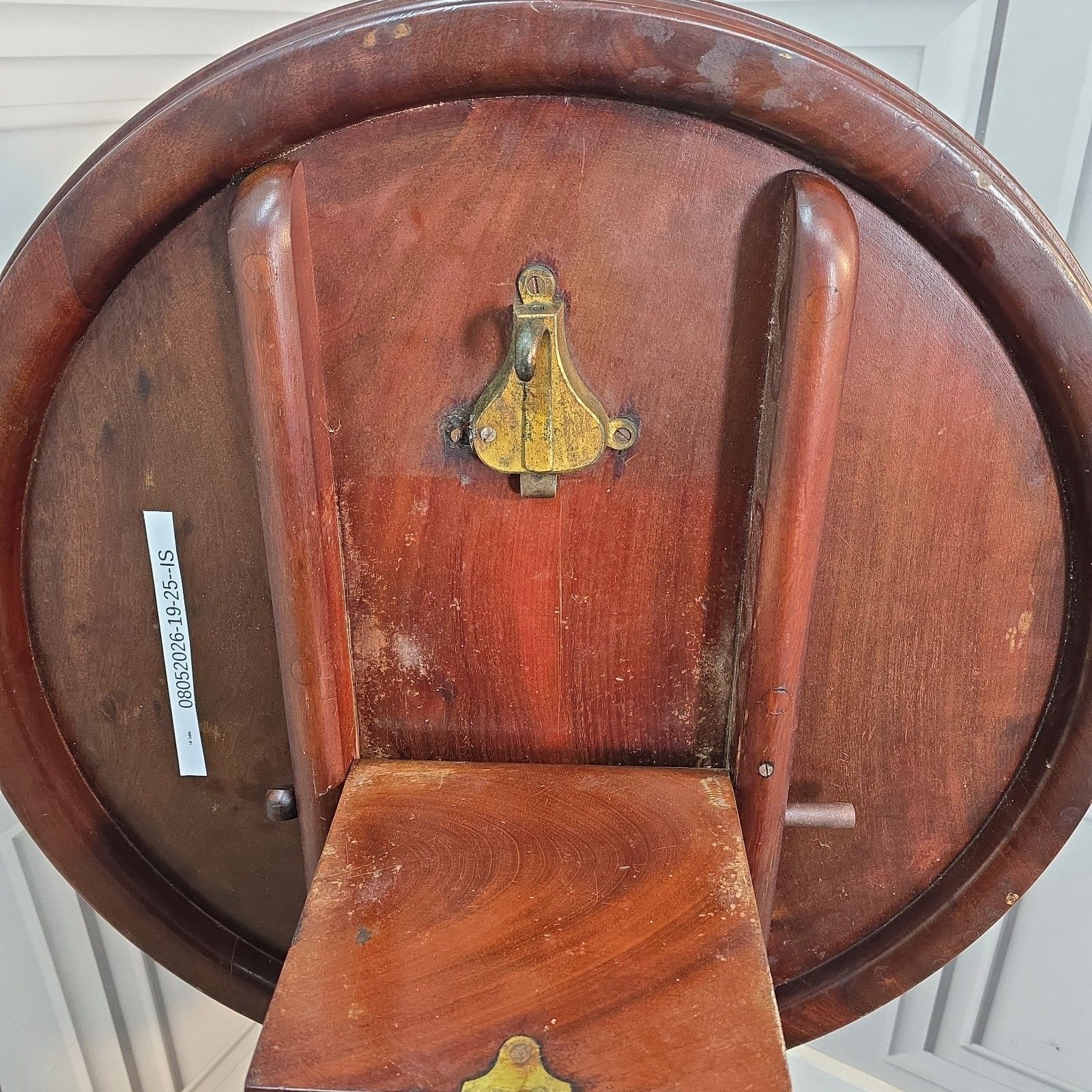 photo buy Antique Tilt Top Table Wine Side Mahogany Occasional Tripod Turned Wood Table
