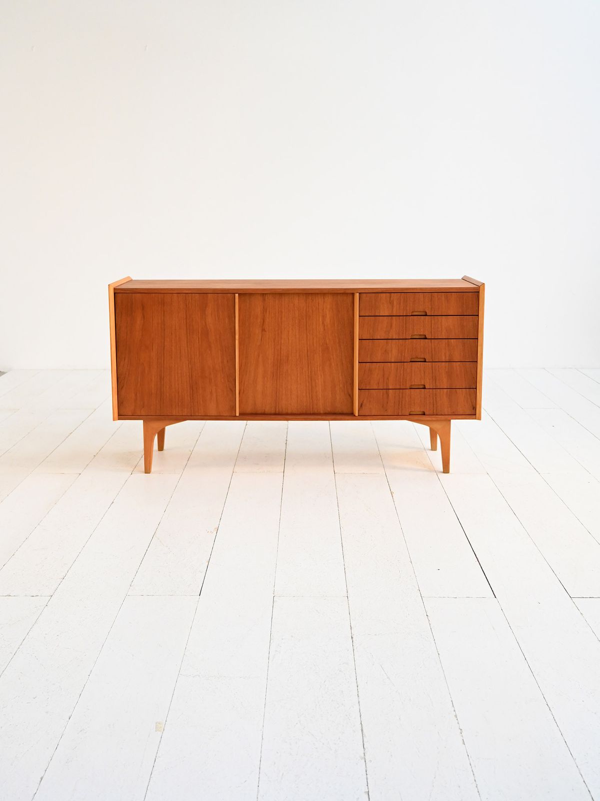 1960s Scandinavian Teak And Pine Sideboard photo furniture