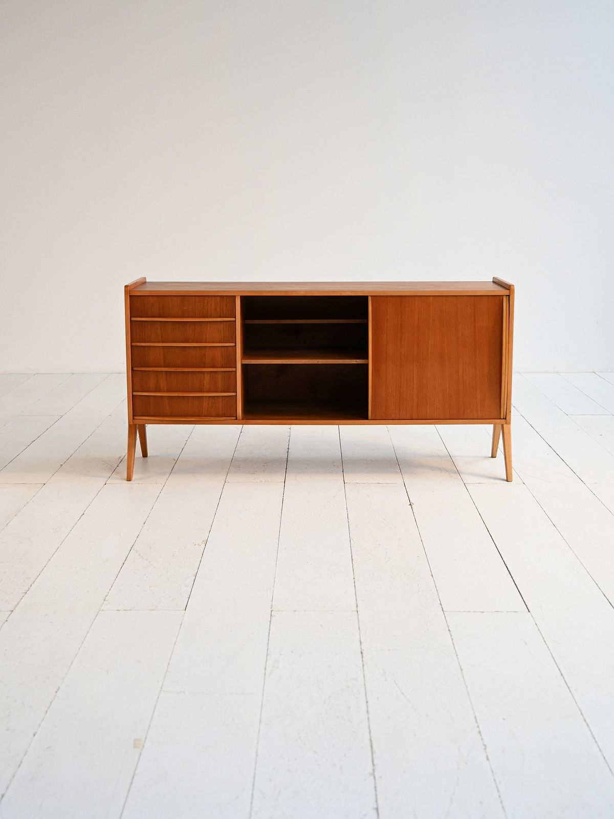 Scandinavian Teak Sideboard, Sweden, 1960s photo for sale