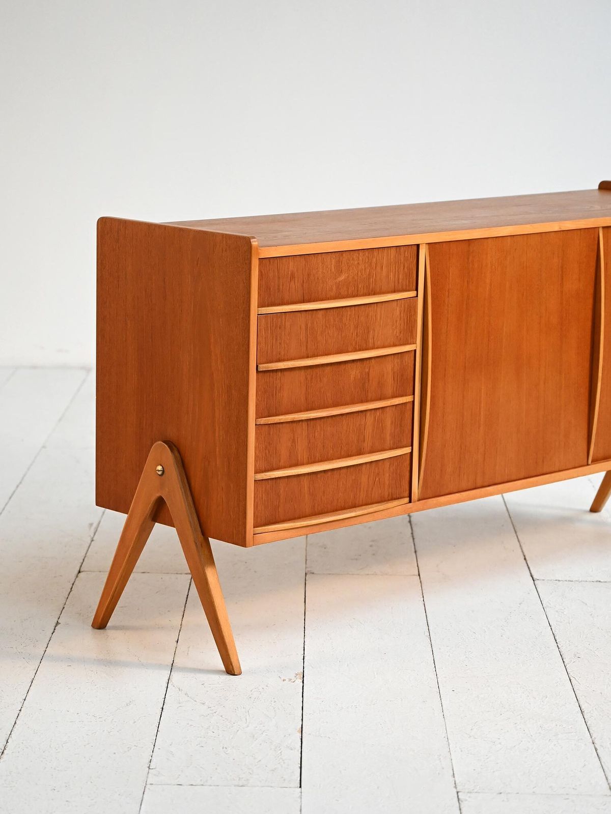 Scandinavian Teak Sideboard, Sweden, 1960s photo vintage