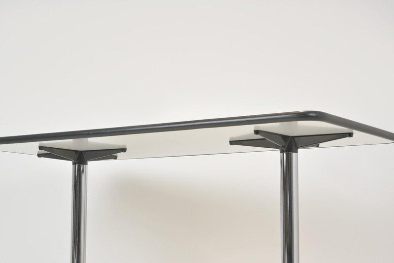 photo buy Worktable In Aluminium By Giancarlo Piretti For Mobilier International, France, 1970