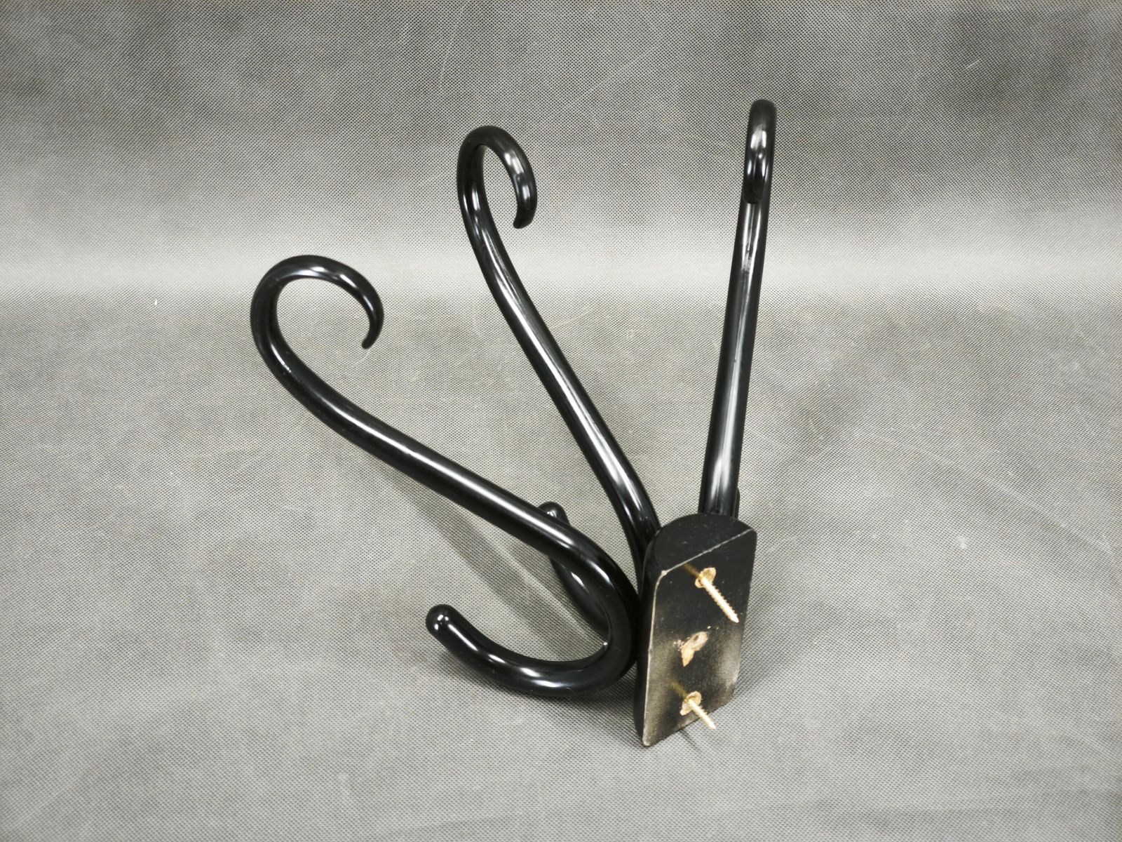 Pair Of Bentwood Wall Hooks, Czechoslovakia, 1940s–1950s photo vintage