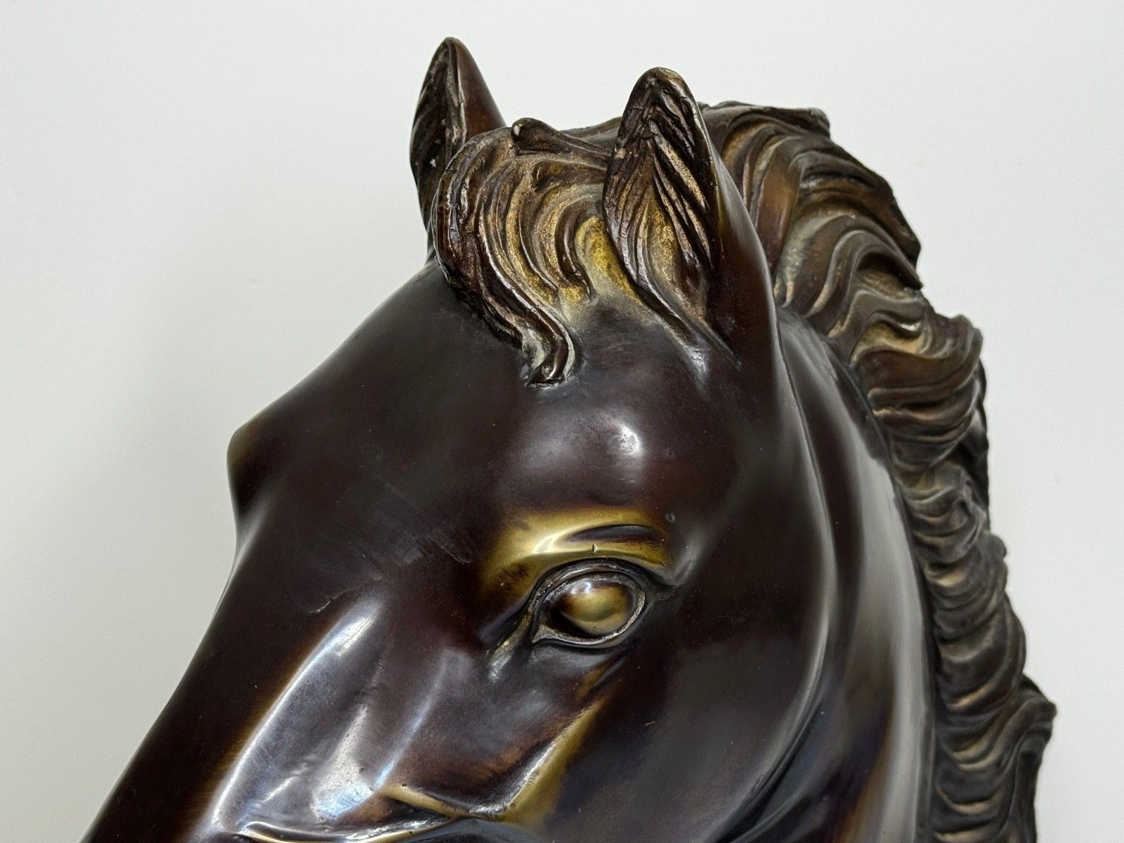 Mid-Century Italiaans bronzen paardenhoofd ca. 1950 naar Raffaello Romanelli photo buy