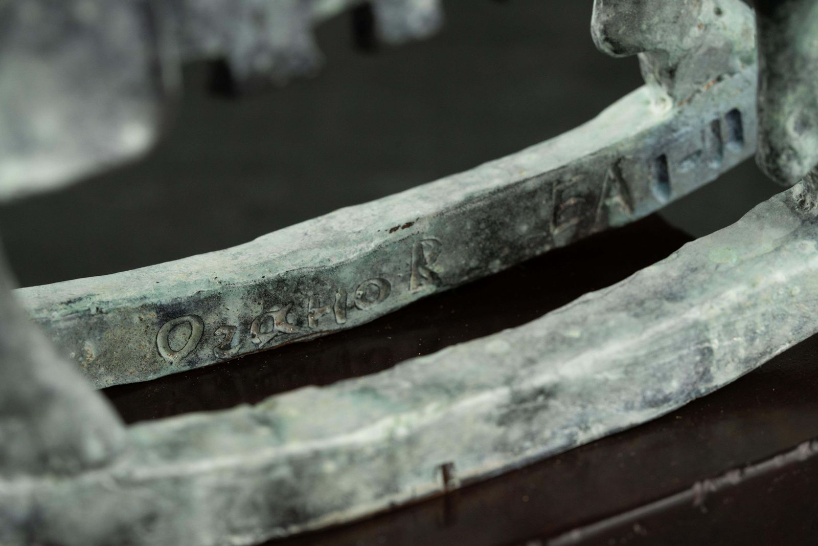 Art Sergey Oganov Warrior's Dream. Llimited Edition: Ea 1 2. Sculpture By Sergey Oganov. Bronze 2012 photo