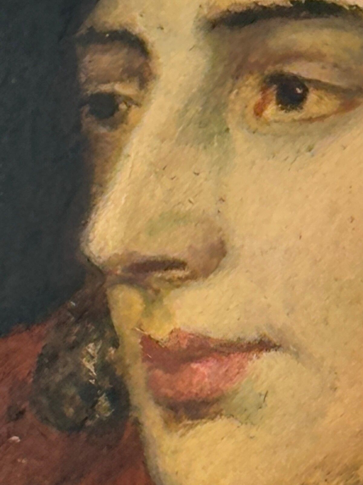 Olieverf portret 19e eeuw Welshe actrice Sarah Siddons née Kemble naar Thomas Gainsborough photo 12500.0