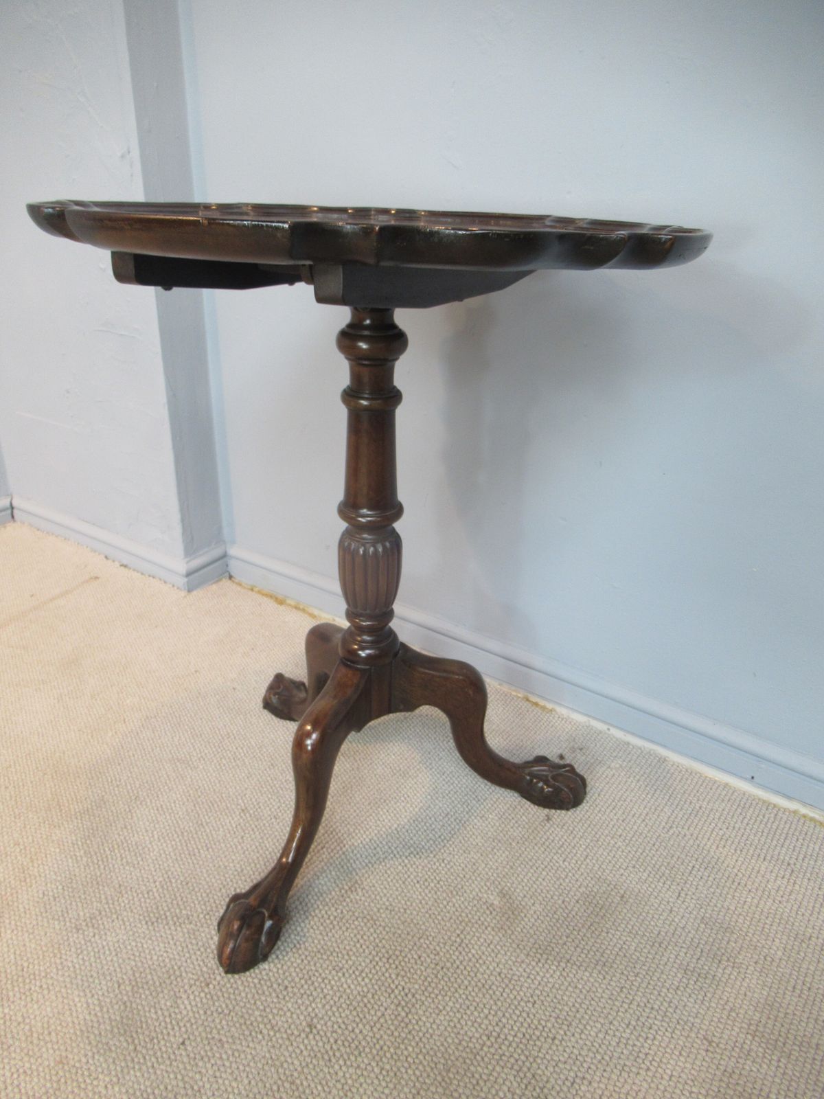 Mahogany  Wine Or Lamp  Table  In The Antique Style photo furniture