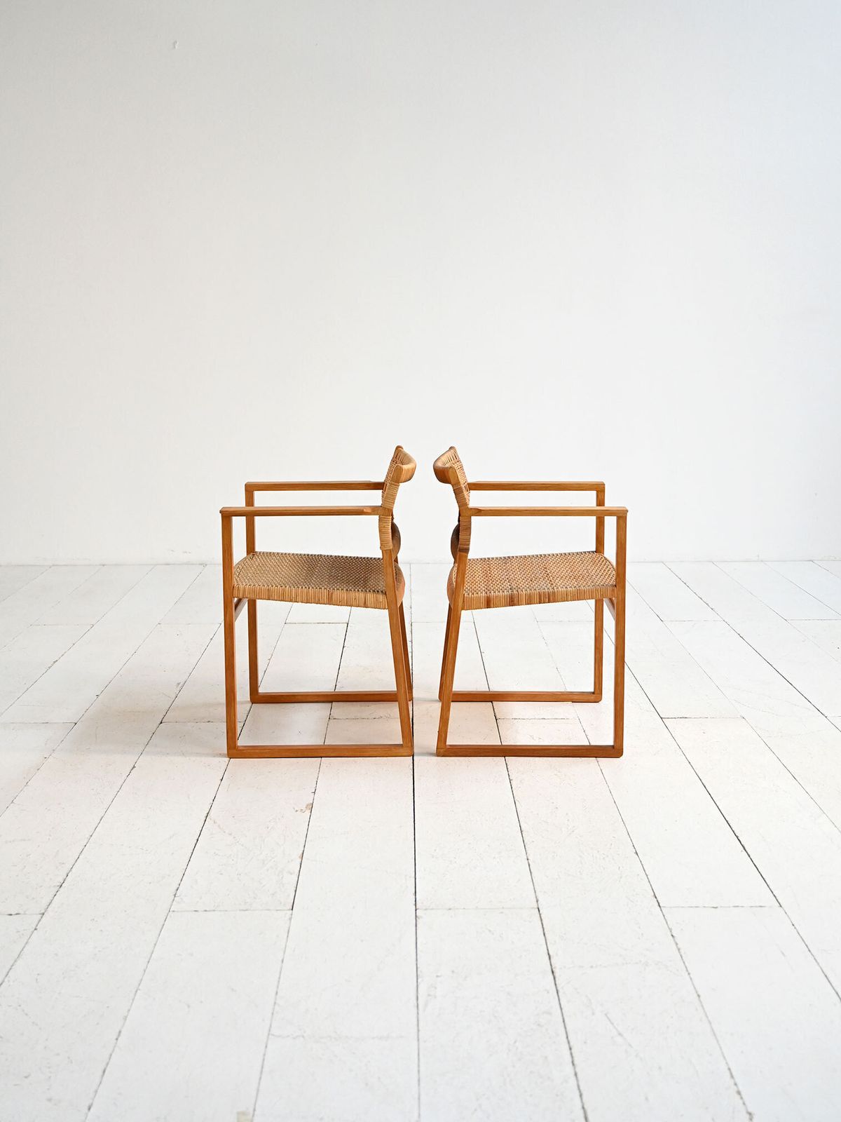 photo vinterior "Bm62" stoelen van Børge Mogensen Lauritsen, ca. jaren 1950
