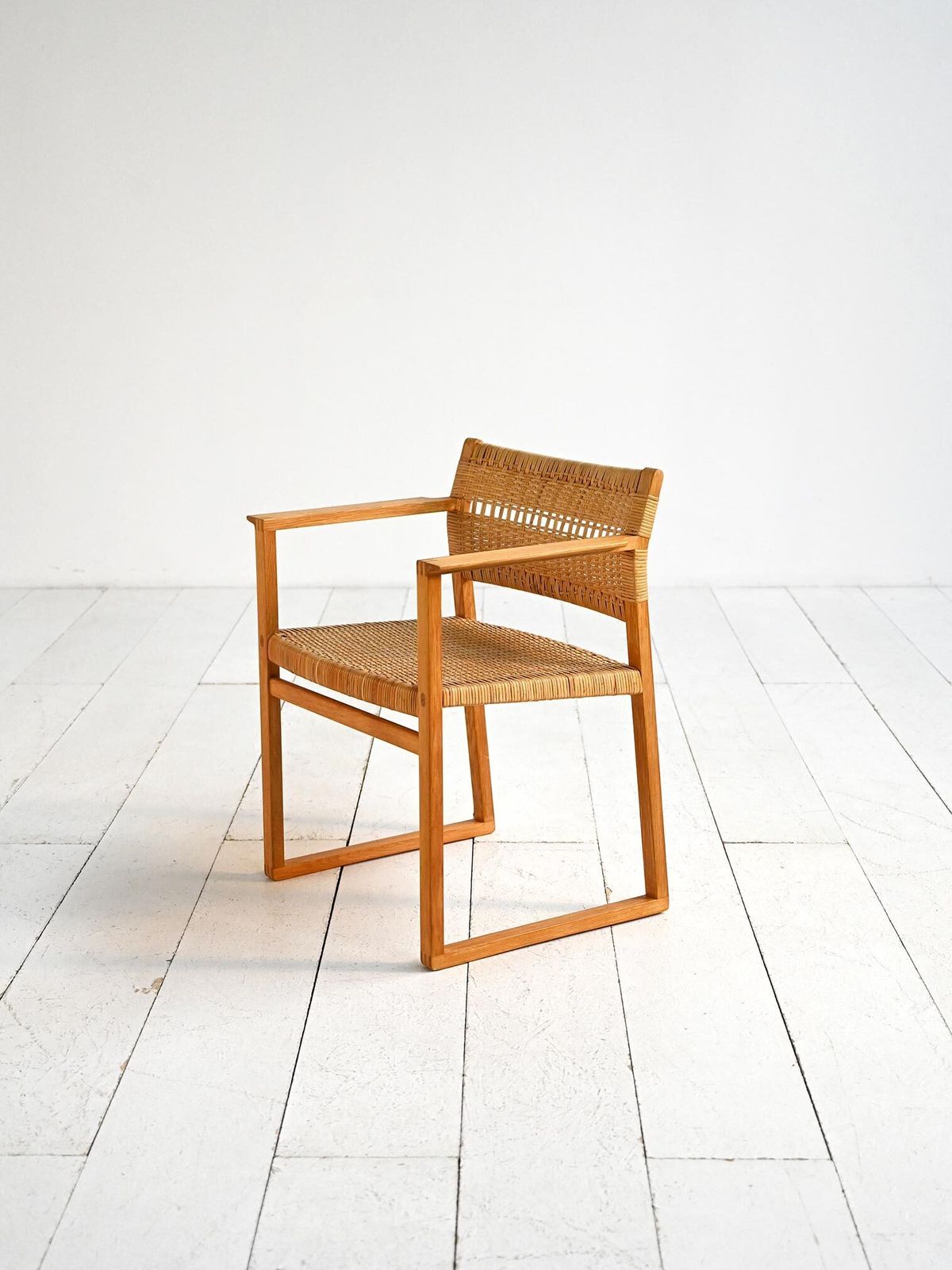 photo vintage "Bm62" stoelen van Børge Mogensen Lauritsen, ca. jaren 1950