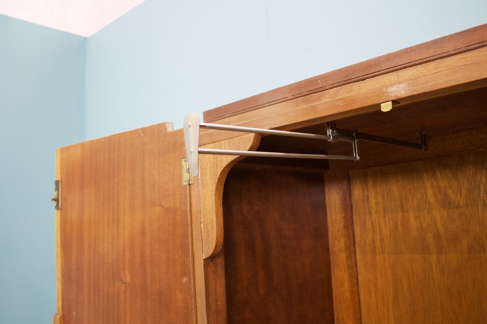 Vintage Art Deco Walnut Compactum Compact Wardrobe, 1930s #1793 photo buy