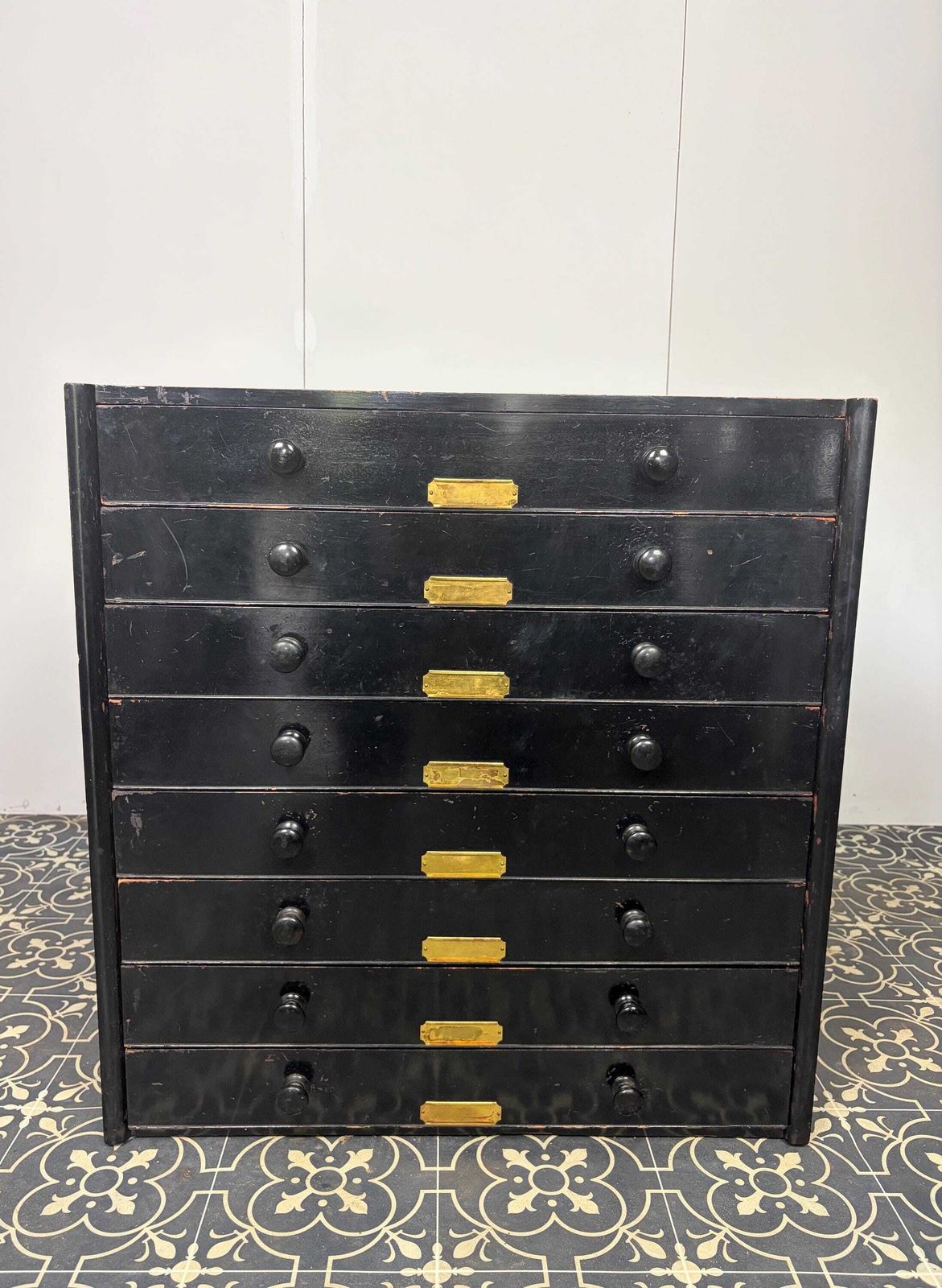 Antique Victorian Museum Specimen Collector Cabinet photo Furniture