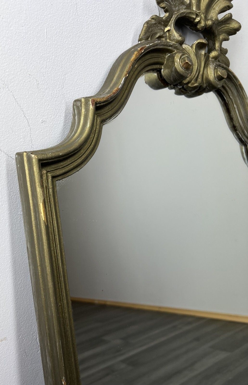 Mirror Vintage French Style Decorative Wall Mirror Ornate Frame Lot 3227 photo for sale