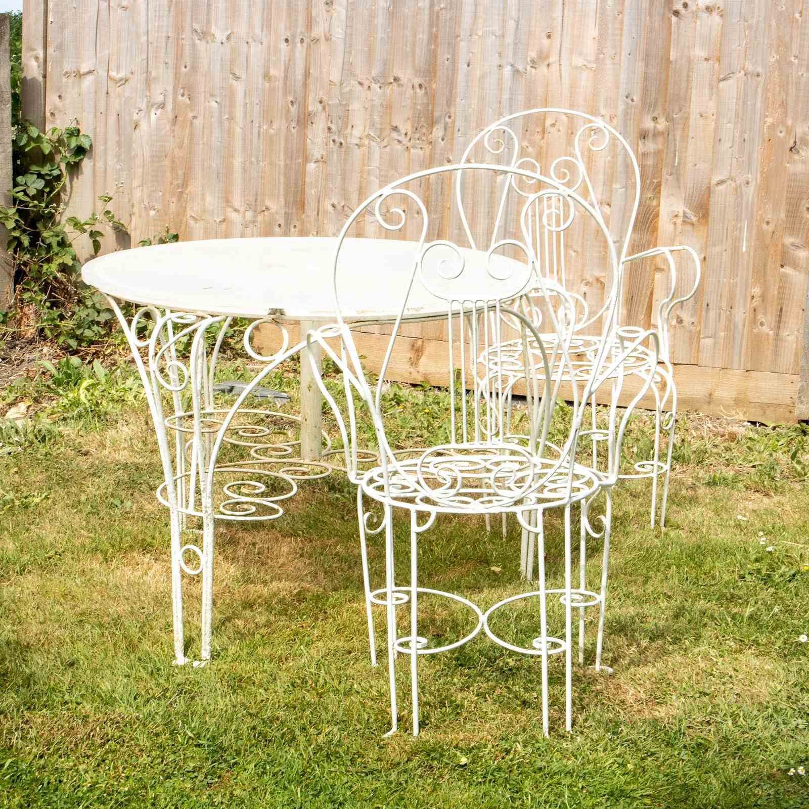 photo vinterior Italian Garden Tables; Two Available
