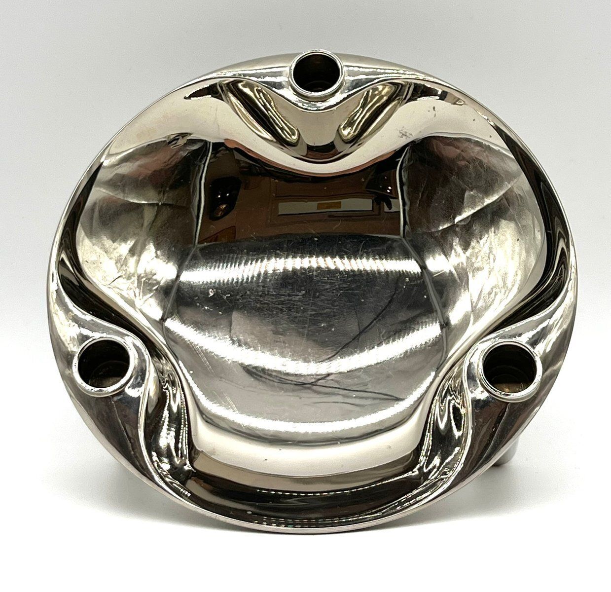 Modular Candle Holder Made Of Chrome Plated Stainless Steel By Fritz Nagel For Bmf 1960s photo 116.0