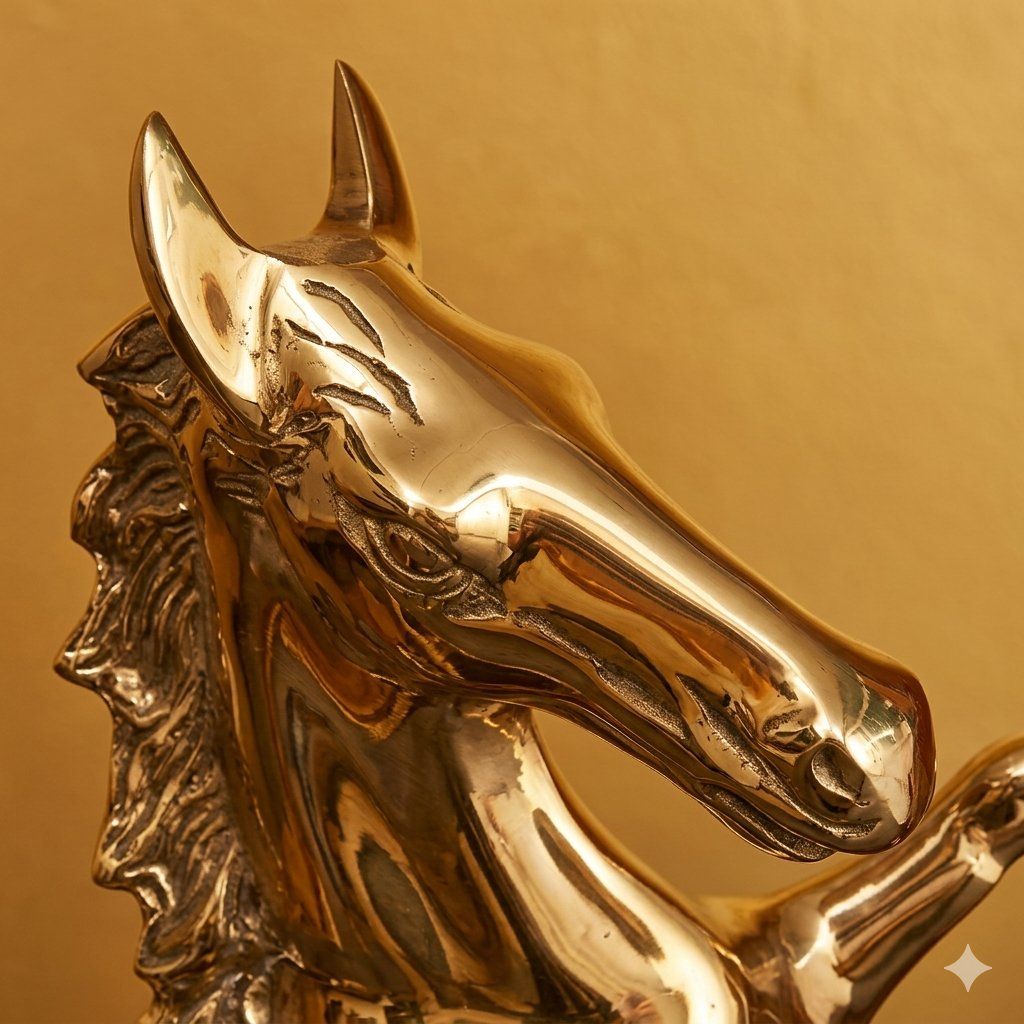 Modern Rearing Horse From The Mid Century By Motta, 1970s photo Art