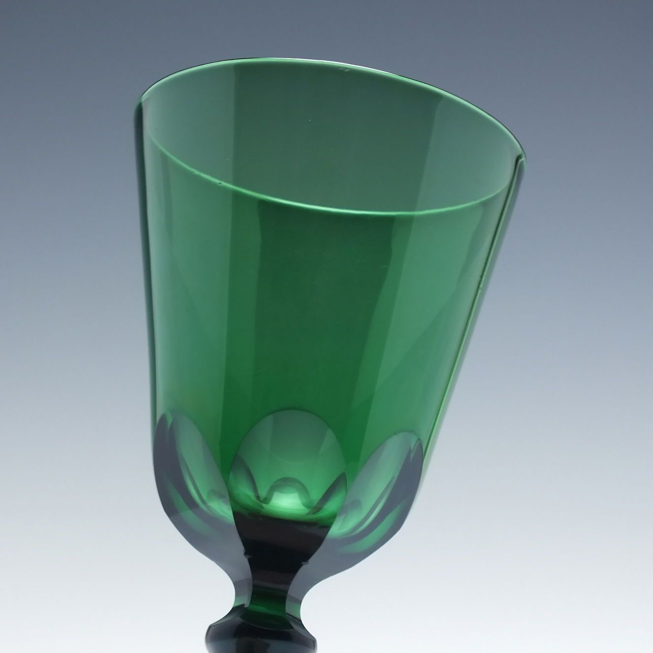 19th Century "Bristol" Green Wine Glass C1820 photo Home Decor