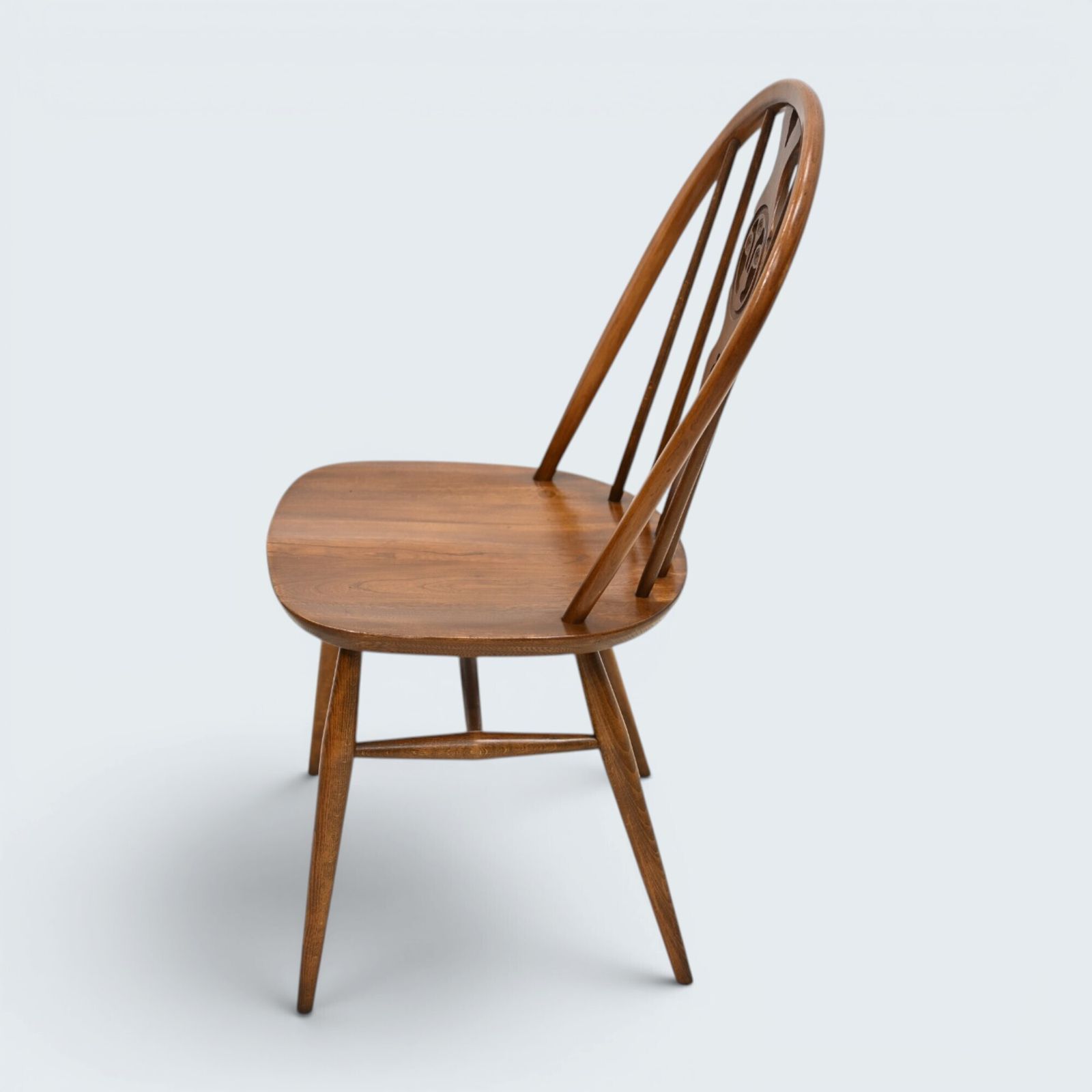 4 Ercol Fleur De Lys Bow Back Kitchen/Dining Chairs Model 878 Free Uk Delivery photo buy
