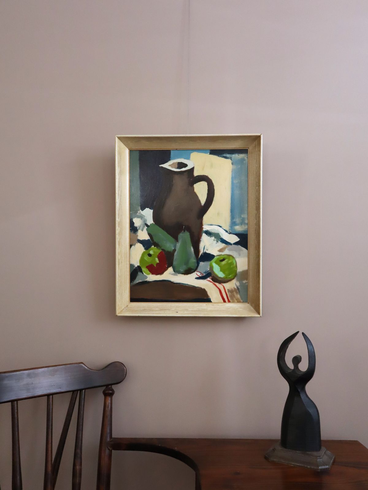 Pears & Pitcher  Oil Painting photo furniture