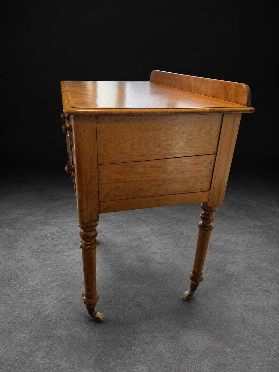 photo furniture Victorian Satin Birch Writing Desk