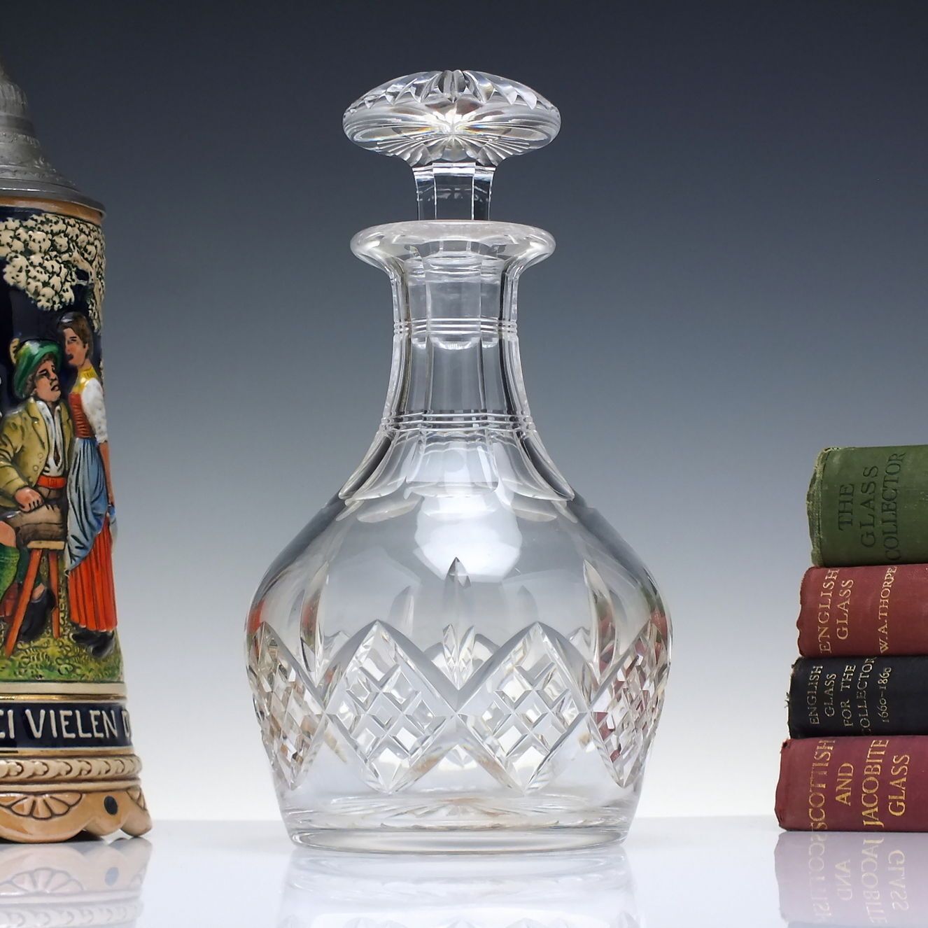 Stuart Crystal Glass Wine Or Spirit Decanter C1926 50
