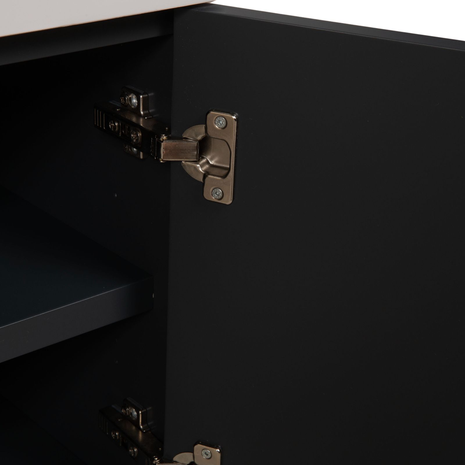 photo for sale Buffet WK Wohnen en bois, anthracite, gris clair, blanc, fonction manuelle