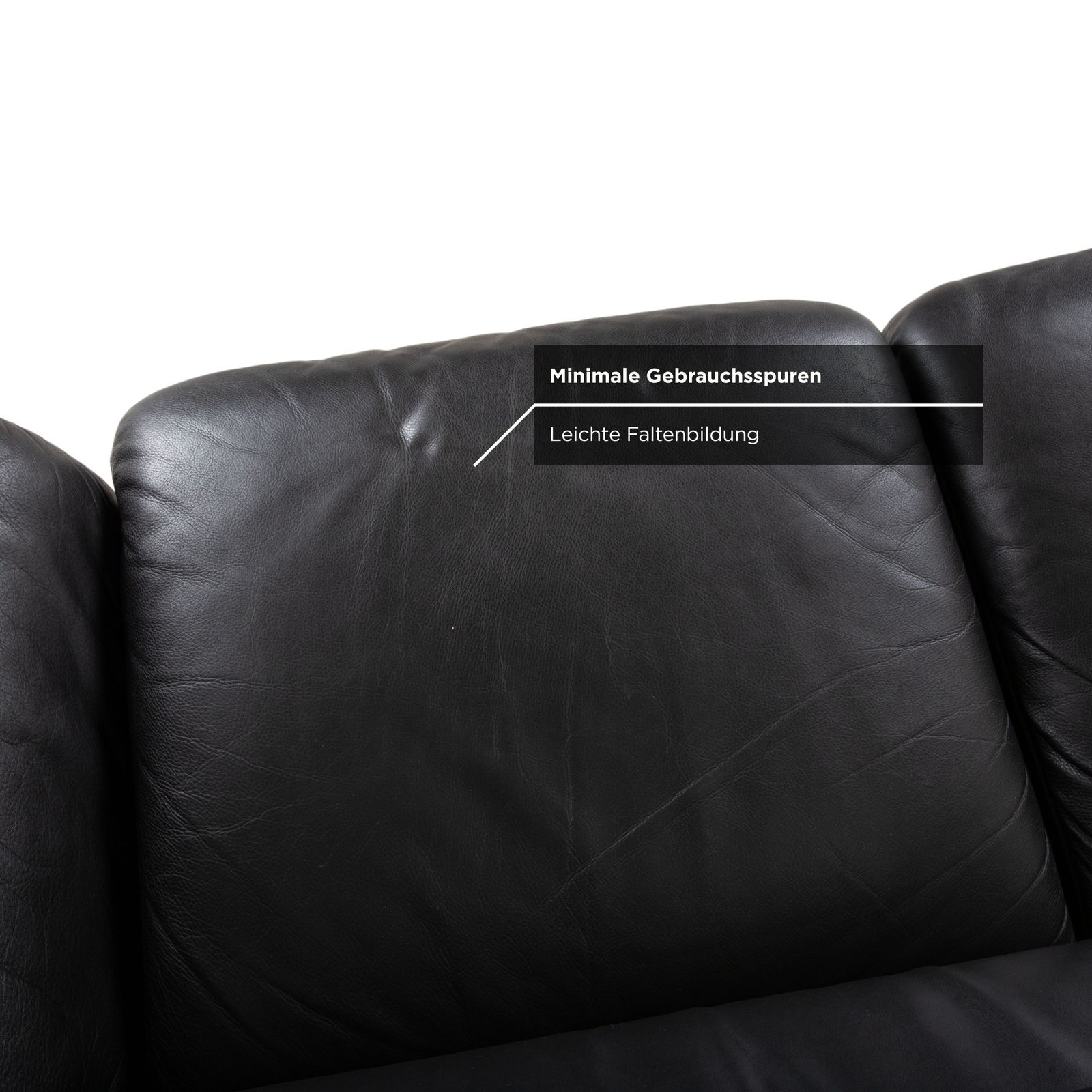 De Sede Ds 2011 Tweezitsbank Leer Zwart photo buy