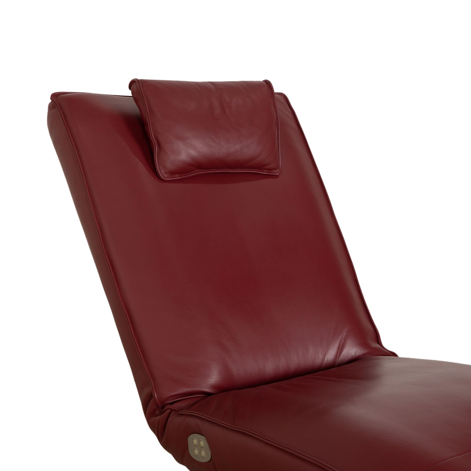 Koinor Jonas Leather Lounger Red Electric Function Battery photo buy