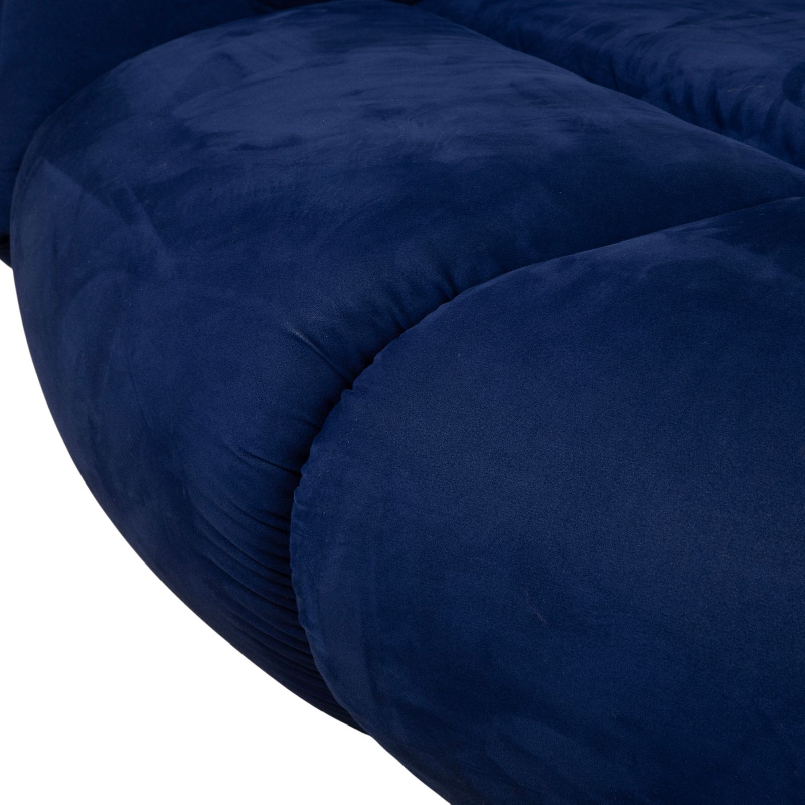 Bretz Kautsch Stof Vierpersoons Saffier Blauw Bank photo Meubels