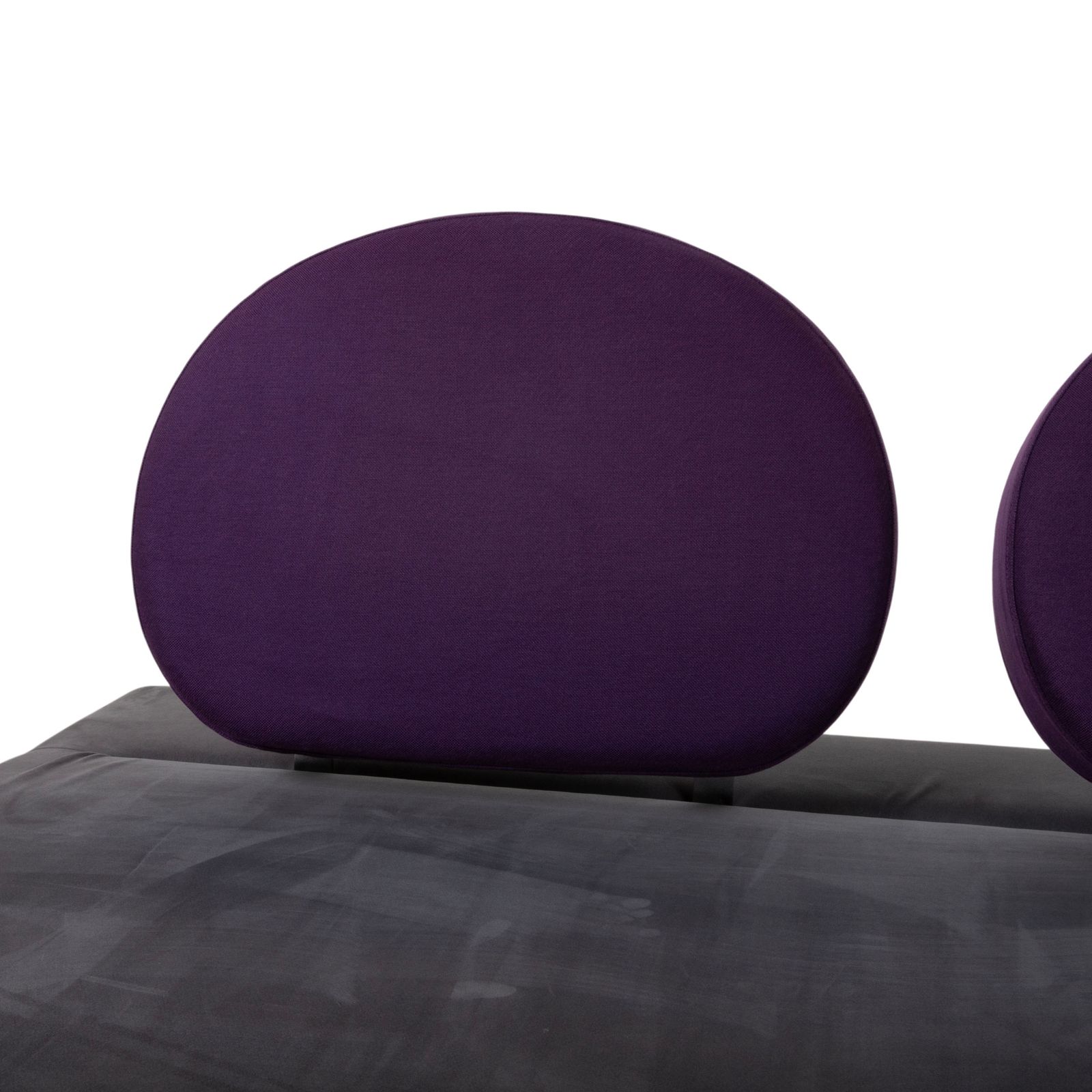 Brühl Mosspink Two Seater Fabric Leather Grey Anthracite Violet Multicolored Sofa Manual Function photo buy