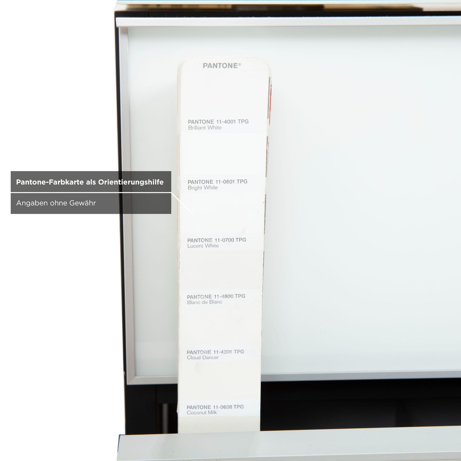 photo for sale Buffet TV Spectral Catena en verre, blanc et noir