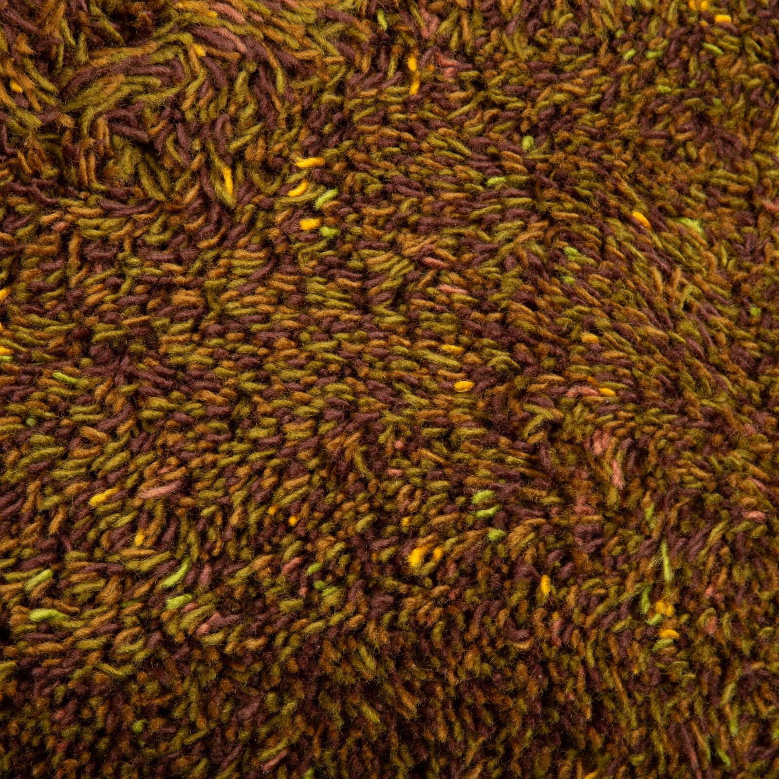Kvadrat Giverny 40 Wollen Vloerkleed Groen Handgetuft photo for sale