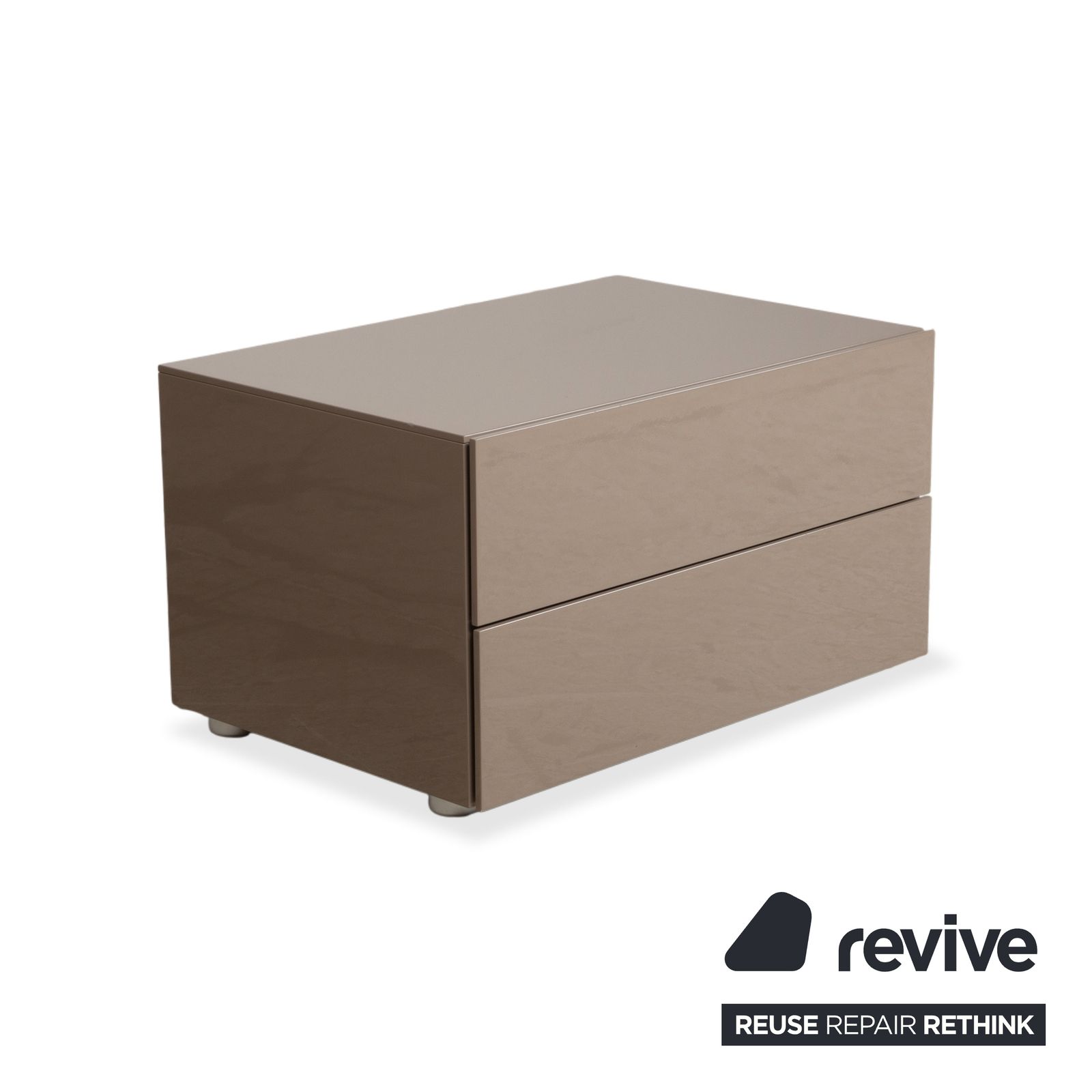Poliform Dream Set Wood 2x Sideboard Taupe photo Furniture