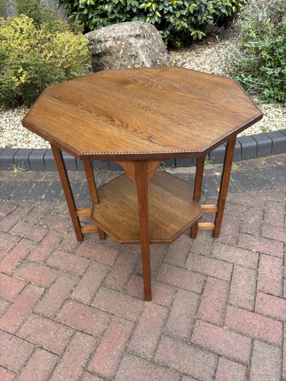 Arts & Crafts Oak Occasional Table photo buy