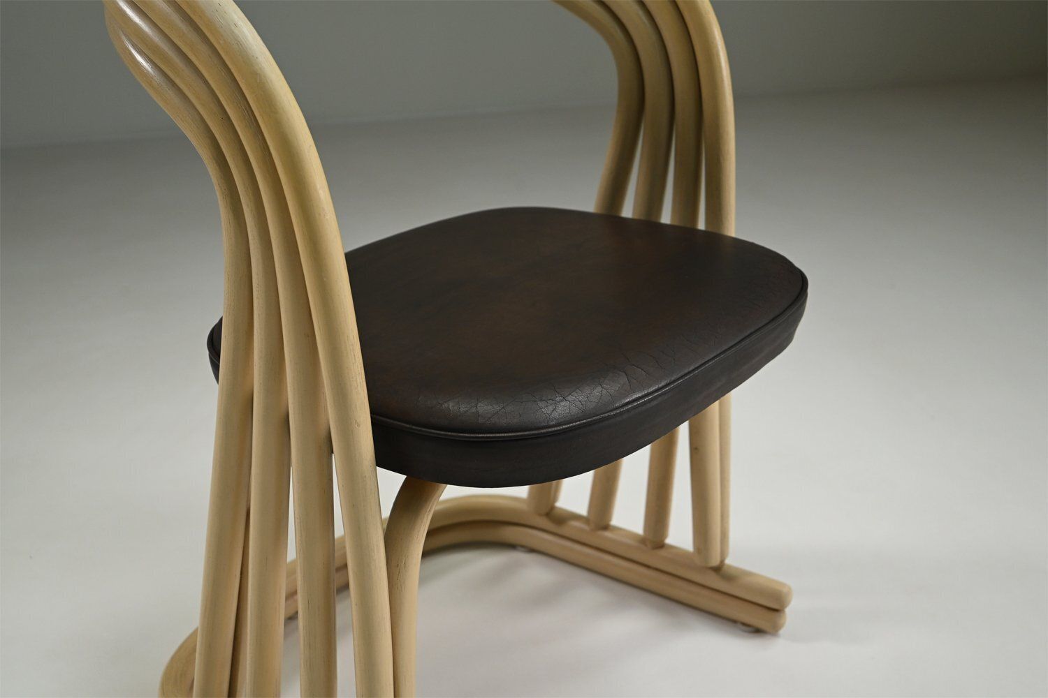 Rattan Dining Chairs, Italy, 1980s, Set Of 4 photo 1509.0