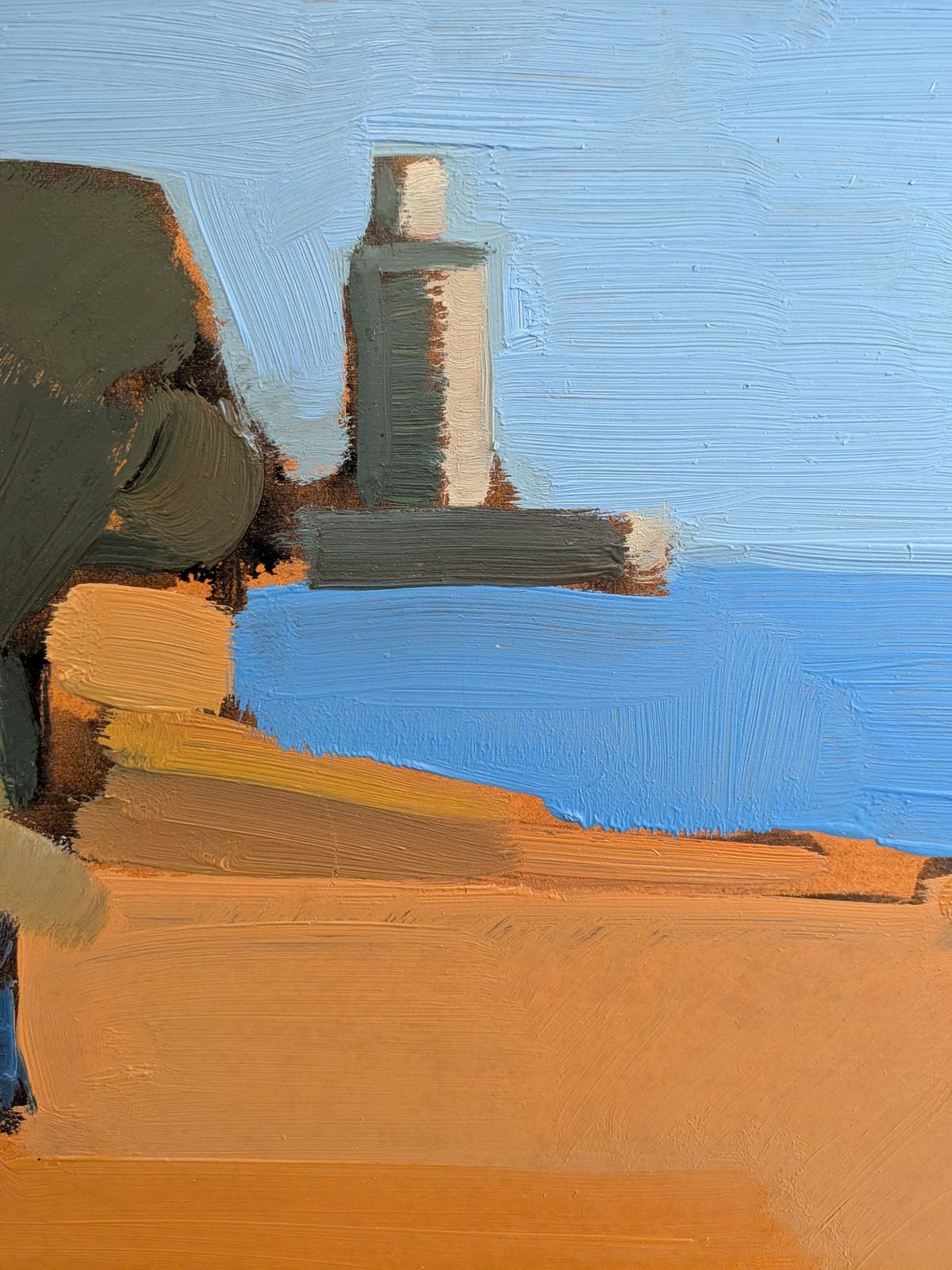 Seaside Conversation  Oil Painting photo buy