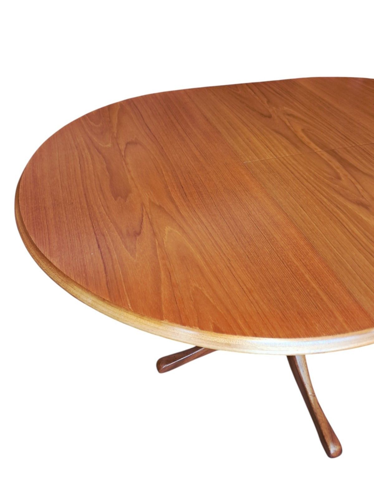photo vinterior Mid Century Vintage Teak Extending Dining Table & 4 Chairs Dining Set 1970's