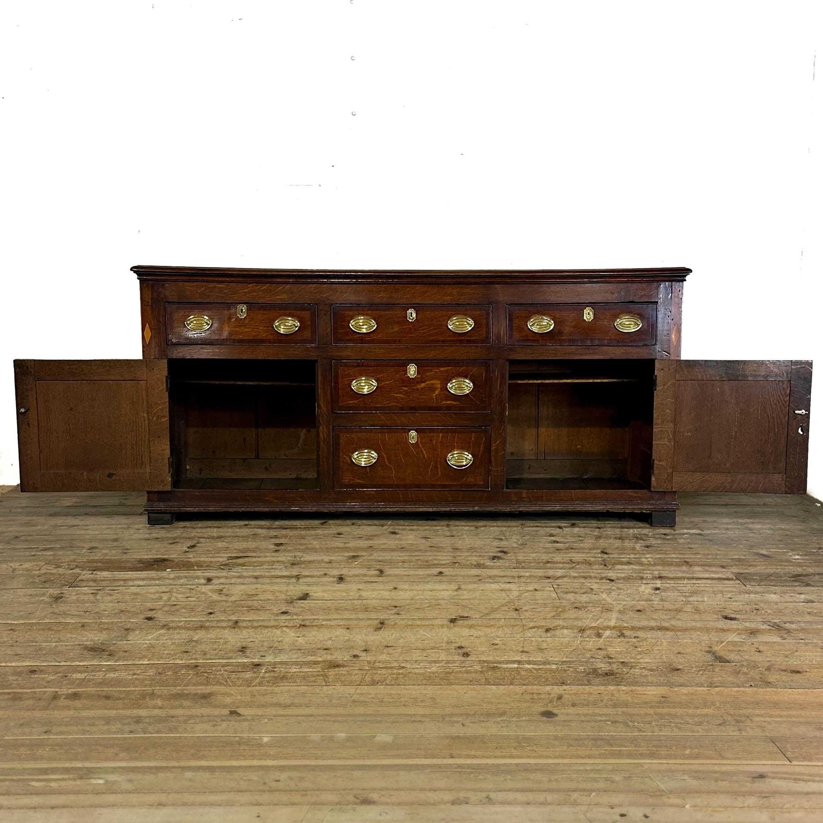 Antique Georgian Oak Dresser Base | Antique Furniture | Welsh Antiques | Antique Storage | Antique Sideboard photo vintage