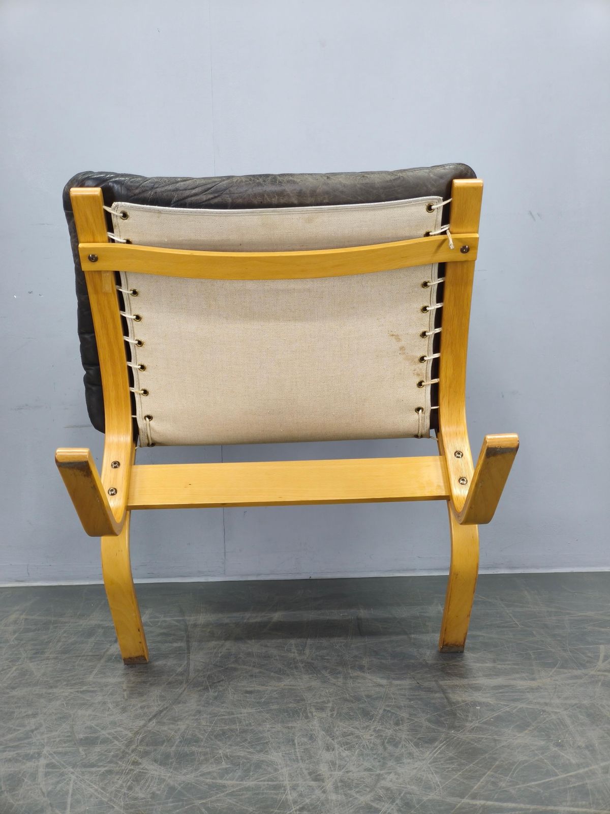 Ingmar Relling Siesta Lounge Chair in leer, Noorwegen, jaren 1970 photo for sale