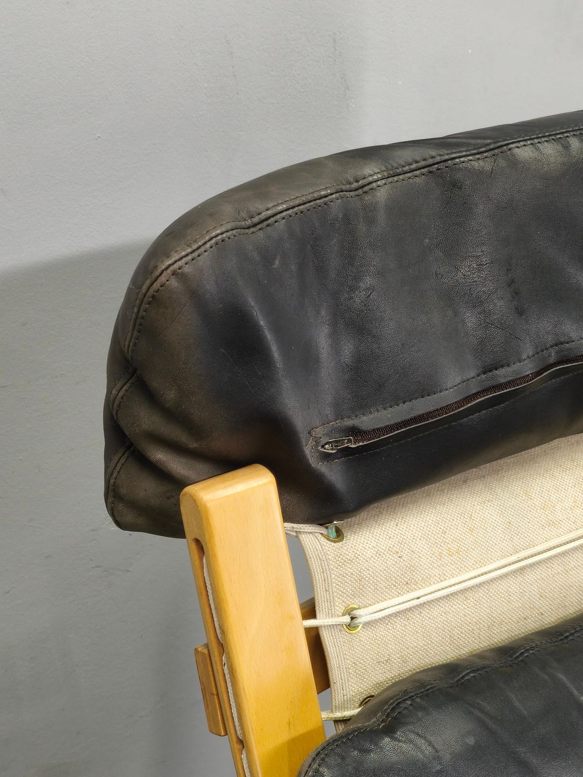 photo furniture Ingmar Relling Siesta Lounge Chair in leer, Noorwegen, jaren 1970