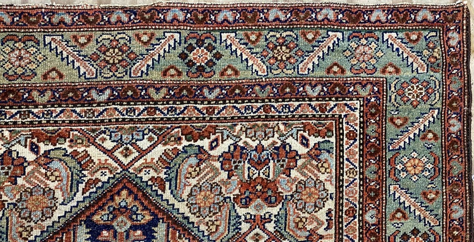 Antique Farahan Wide Rug 306x130cm photo for sale
