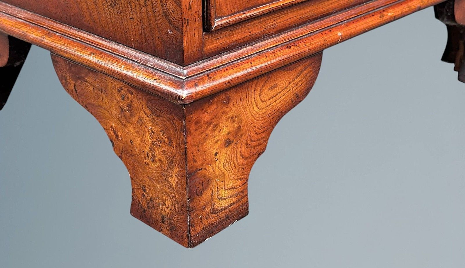 320.0 Small Figured Walnut Chest Of Drawers photo