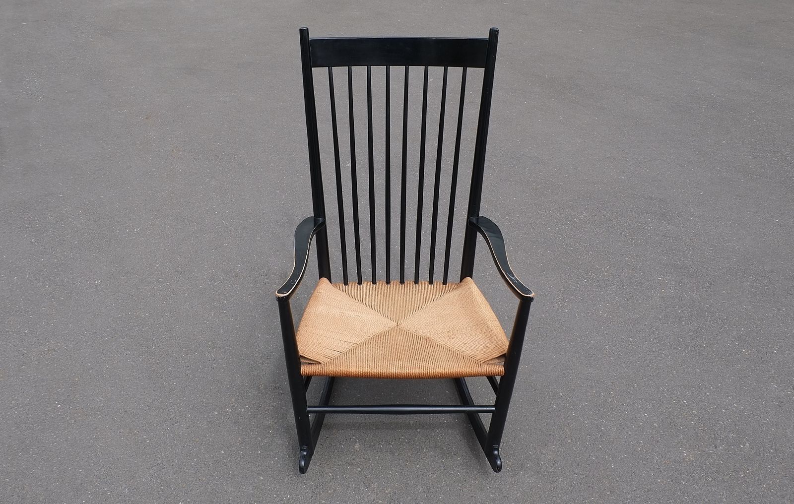 Hans Wegner J16 Rocking Chair For Fdb Mobler 1964 photo for sale