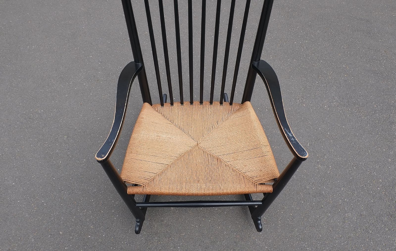 Hans Wegner J16 Rocking Chair For Fdb Mobler 1964 photo Furniture