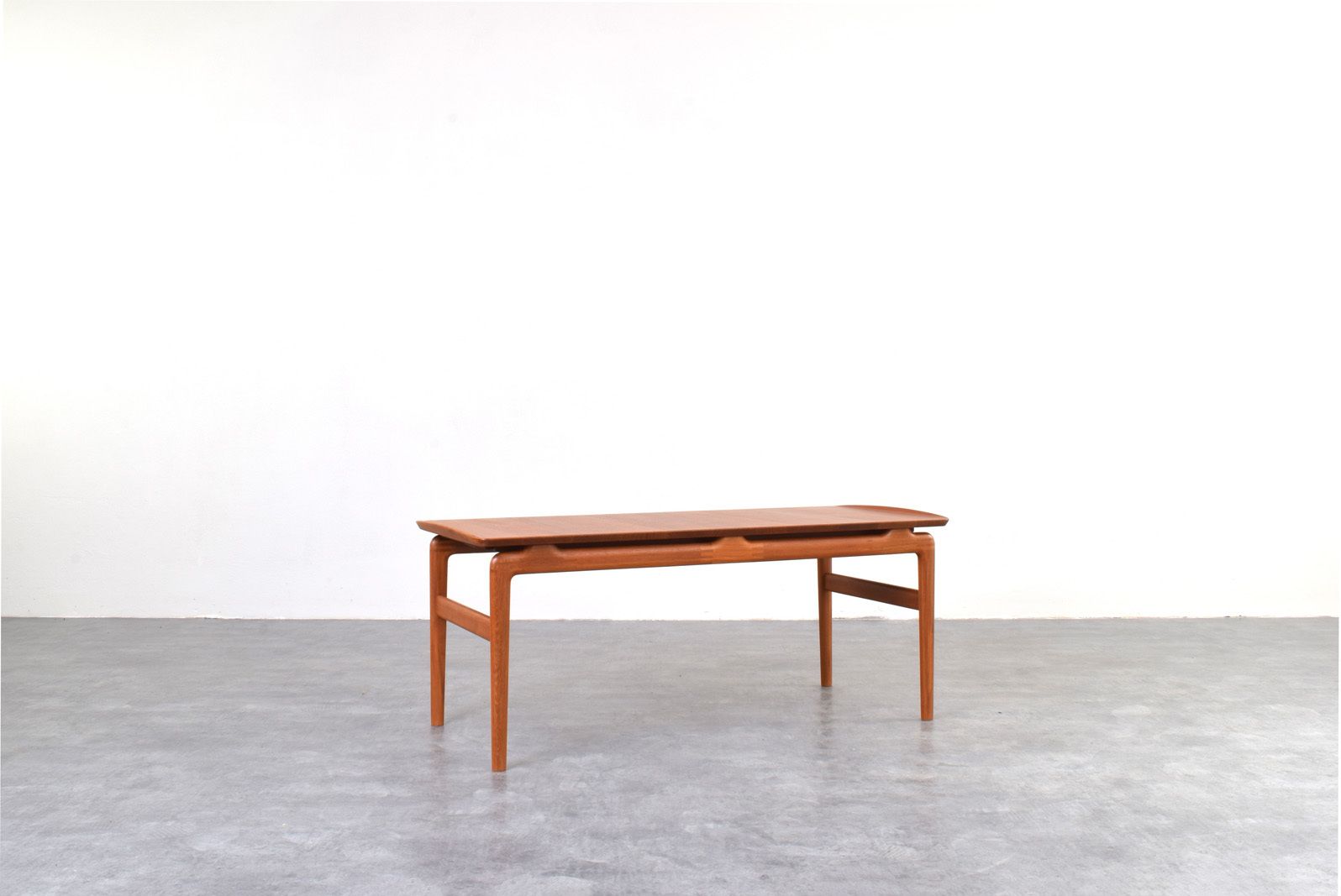 Teak Model 640 Coffee Table By Peter Hvidt & Orla Mølgaard Nielsen For France & Søn / France & Daverkosen, 1950s.