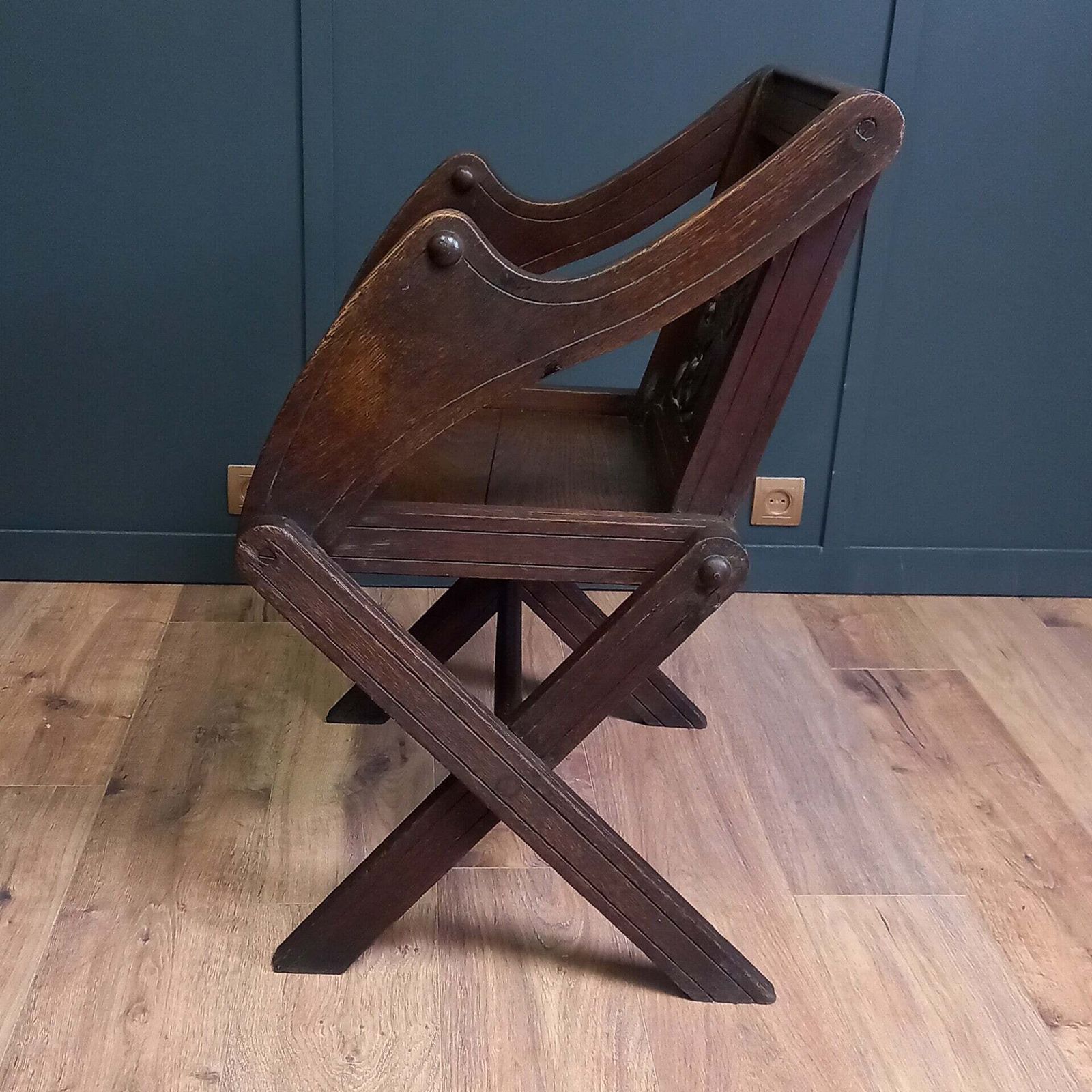 Antique Glastonbury Priest's Chair photo 465.0